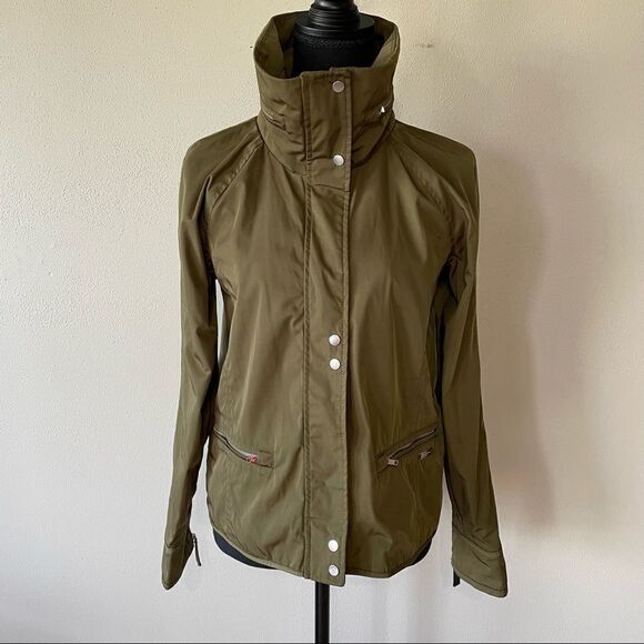 NWT Abercrombie & Fitch Green Water and Wind Resistant Heavy Jacket - Picture 4 of 14